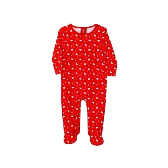 LIVERPOOL FC Baby Sanrio Hello Kitty Red Sleepsuit - Picture 1 of 4